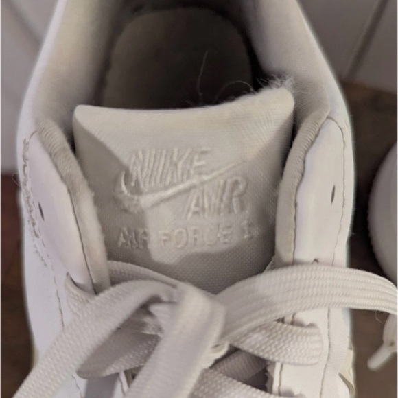 Women's Nike Air Force 1 PLT.AF.ORM Triple White Size 8.5 - Picture 12 of 13